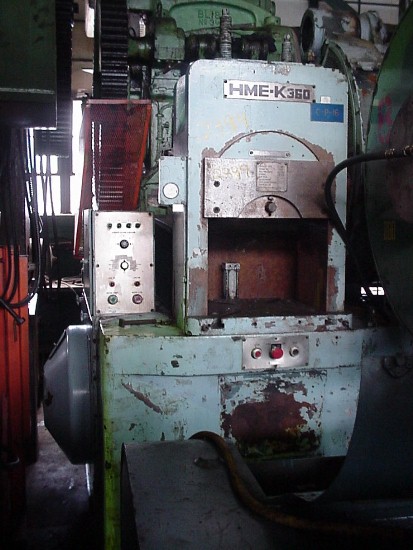 360 Ton, HME, No. K360, Coining Press, 2-3/8 Stroke, 45 SPM, A.C. & B., Lube, Etc.