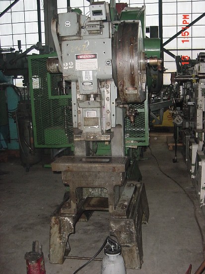 22 Ton, Minster, No. B1-22, 1 Str., 12 x 20 Bed, A.C. & B., 100-500 SPM,
