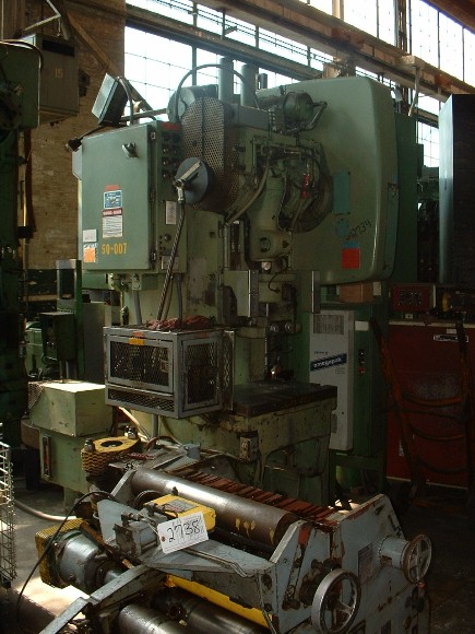 45Ton, EW BLISS, C-45, 3 Stroke, 11 SH, 18 x 29-1/2 Bolster, 90 SPM, AC&B