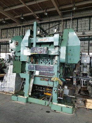 45 Ton, Asahi-Seiki, 2.5 Stroke, 3 Transfer Cam, 13.77 Shut Height, 40-150 SPM