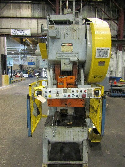 45 Ton, Minster, #5D Serial # 20731 4 Stroke 15-3/4 Shut Height Air Clutch and Brake