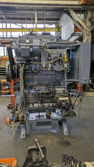 25 Ton, US BAIRD, Model 3L-37, 4.5 Ram Stroke, 3 Transfer Stroke, 11.5 SH, 65-125 SPM, 6 Stations
