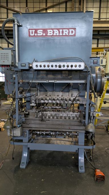 25 Ton, US BAIRD, Model 3L-37 - 4.5 Ram Stroke, 3 Transfer Stroke, 11.5 SH, 65-125 SPM, 6 Stations