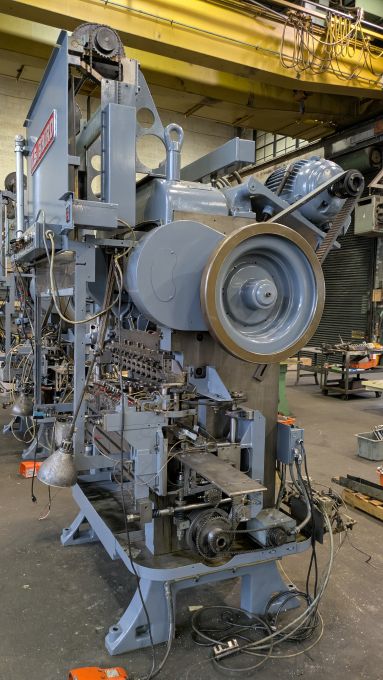 25 Ton, US BAIRD, Model 3L-37 - 4.5 Ram Stroke, 3 Transfer Stroke, 11.5 SH, 65-125 SPM, 6 Stations