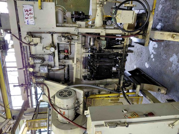 25 Ton, US BAIRD, 3 Ram Stroke, 2.5 Transfer Stroke, 9 Stations