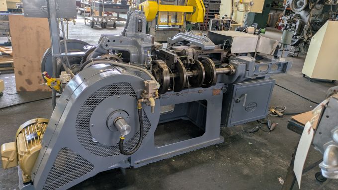 No. 33, BAIRD MULTISLIDE, 3/4 Stroke, 4 Max SH, 1/4 Ram Adj, 12 1/2 Max Feed Length, 2 1/2 Max Width, 3/32 Max Thickness - Refurbished